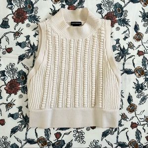 Cropped Sweater Vest